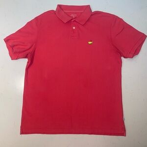 ‎Augusta National Masters Golf Polo XL Shirt Salmon Red Cotton